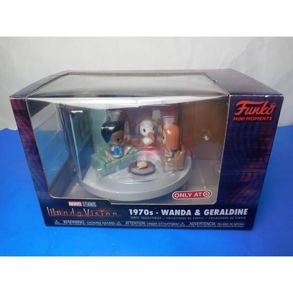 Funko POP! Mini Moments: Marvel's WandaVision Living Room 70's Wanda & Geraldine - Picture 1 of 5
